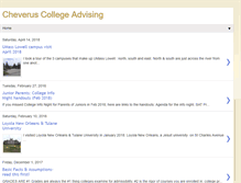 Tablet Screenshot of college.cheverus.org